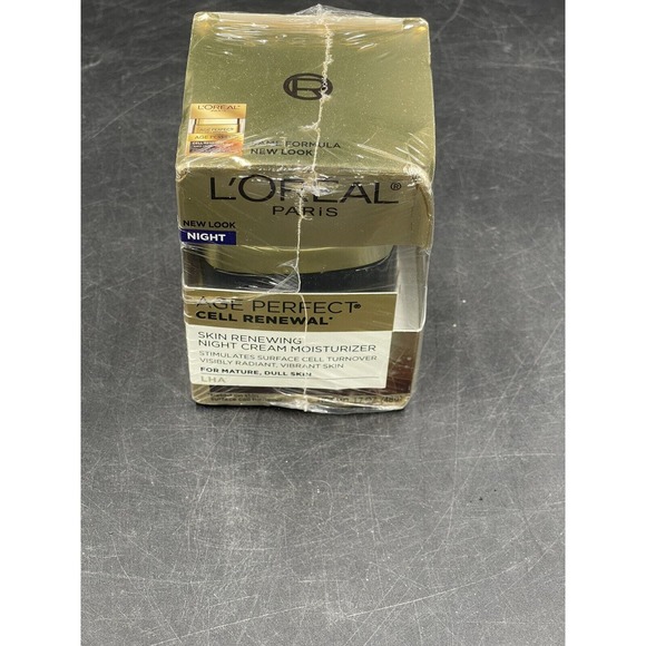 L'Oreal Age Perfect Cell Renewal Skin Renewing Night Cream Moisturizer 1.7 Oz - Picture 3 of 3